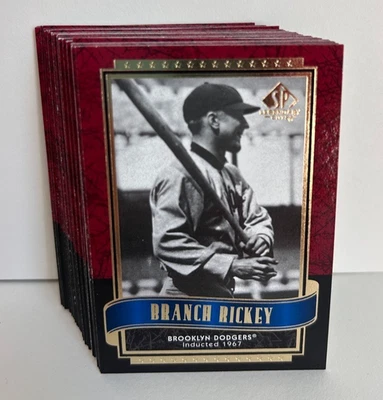 2003 SP Legendary Cuts (41) Base Cards Incl. Mantle, Gehrig, Harry Carey & more - Image 1 of 3