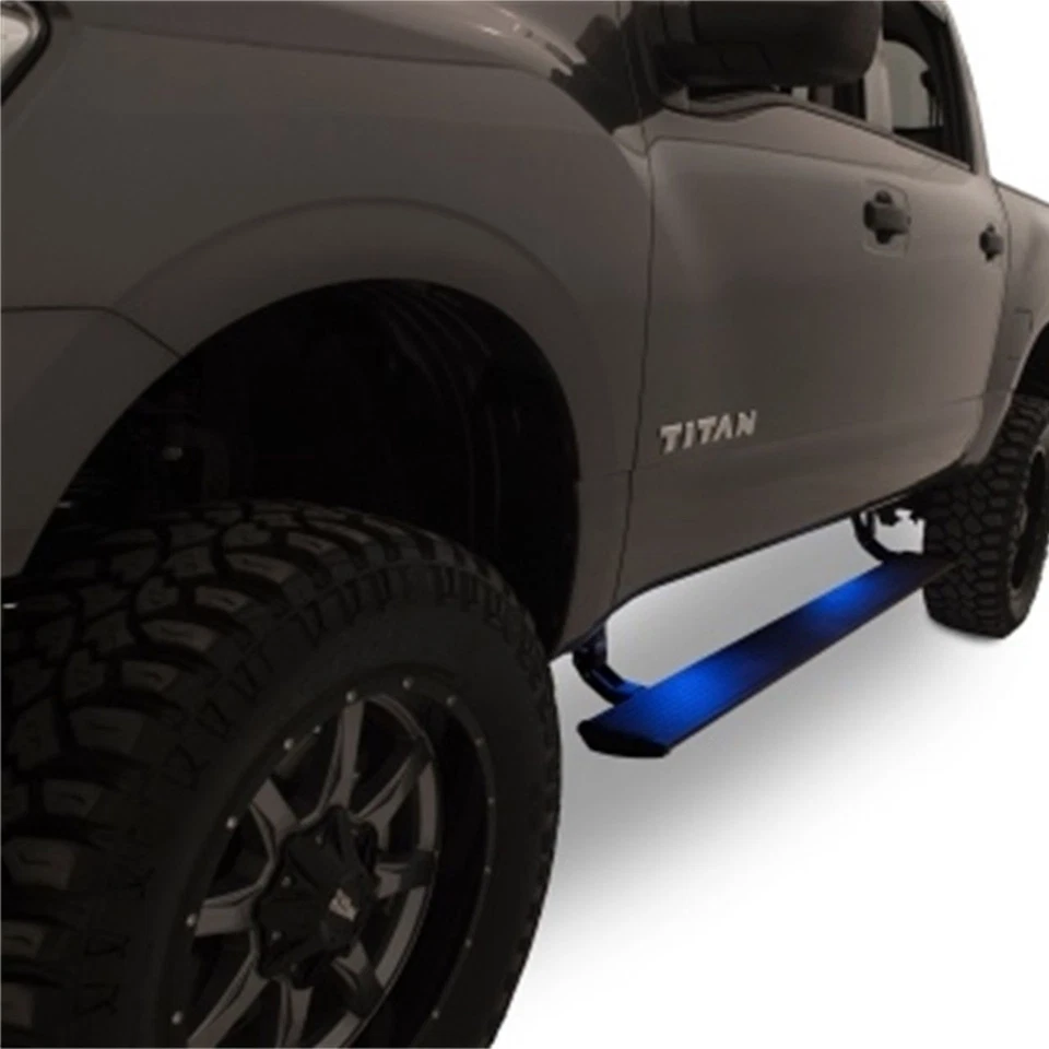 AMP Research PowerStep Automatic Running Boards Pair for 16-19 Nissan Titan XD - Изображение 1 из 4