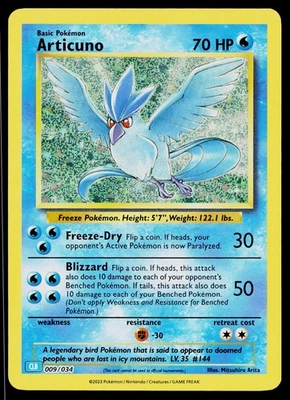 Articuno 009/034 Trading Card Game Classic Classic Collection - Image 1 of 2