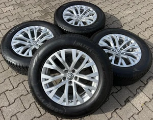 4 ORIGINAL 18" ALU WINTERRÄDER VW TOUAREG CR 255/60R18 108H 760601025H FREIHAUS - Bild 1 von 12