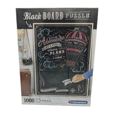 Rompecabezas de tablero negro Clementoni novedad rompecabezas juguete STEM niños ~ Hecho en Italia Foto 1 de 4