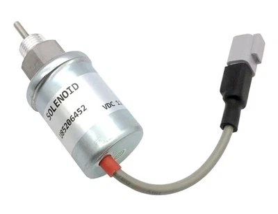 Fuel shut off stop solenoid 85206452 185206451 185206420 12v fit Perkins - Image 1 of 3
