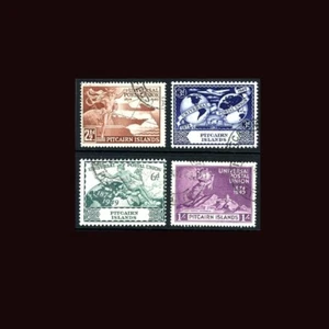 Pitcairn Islands Stamps Regular Issues, Used, VF Scott # 13- 16 - Picture 1 of 1