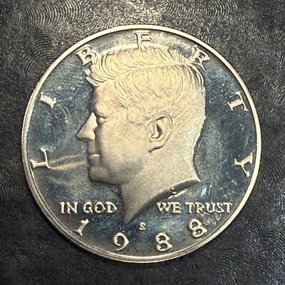 1988-S Kennedy Half PROOF - Exact Coin Shown #Q177 - Image 1 of 2