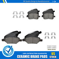 Front and Rear Ceramic Brake Pads Set For Chevy Malibu Pontiac G5 G6 Saturn Aura