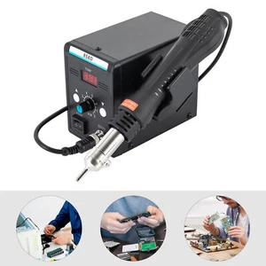Air Rework Station SMD Soldering Station Heat Gun Fit for Electronics Repairing - Picture 1 of 24