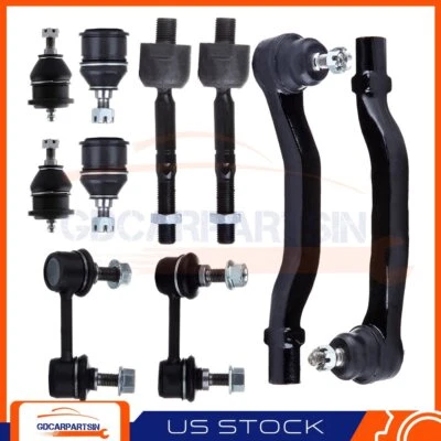 Fits For 1998-2002 Honda Accord Lower Upper Ball Joints Suspension Kit New 10Pcs - Image 1 of 4