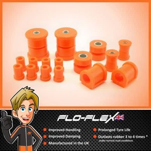 Arbustos de suspensión delantera y trasera para Ford Cortina MK2 serie 1 en poliuretano Flo-Flex - Imagen 1 de 4