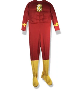 Justice League DC Comics Deluxe Muscle Chest The Flash Child Costume - Red - Picture 1 of 12