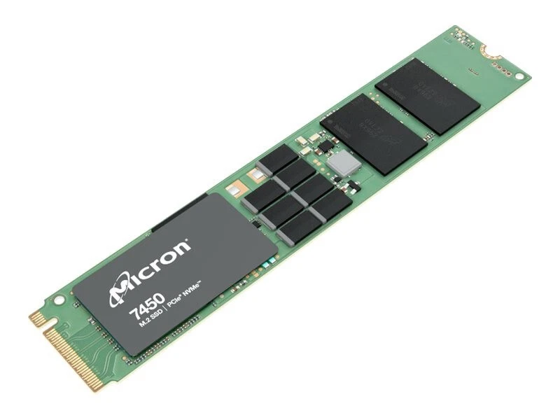 Micron MTFDKBG1T9TFR 7450 PRO 1.9TB NVMe PCIe 4.0 M.2 22x110mm 3D TLC Foto 1 de 1