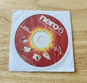 Nero 6 Ultra Edition All In One Media Solution Windows Disk + Key Serial Number - Picture 1 of 1