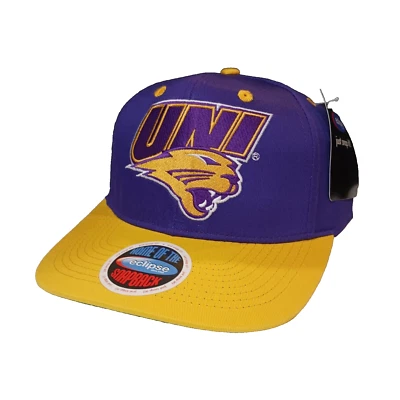 Vintage Northern Iowa Panthers Hat Cap Mens Adjustable Snapback Purple NCAA New - Image 1 of 4