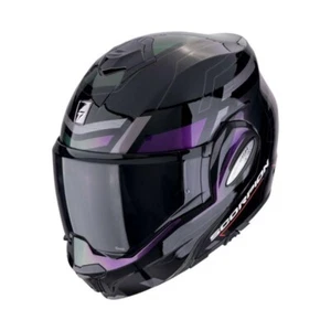 Scorpion EXO TECH EVO Conquer Modular Flip Front Motorcycle Helmet - Chameleon - Picture 1 of 1