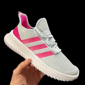 Adidas Youth Girls Sneaker Size 7 Sky Blue Pink Lightweight & Comfortable Shoes - Picture 1 of 19