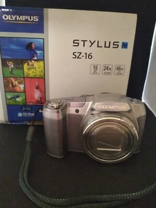 Olympus Stylus SZ-16 16MP fotocamera digitale HD corpo argento - Foto 1 di 15