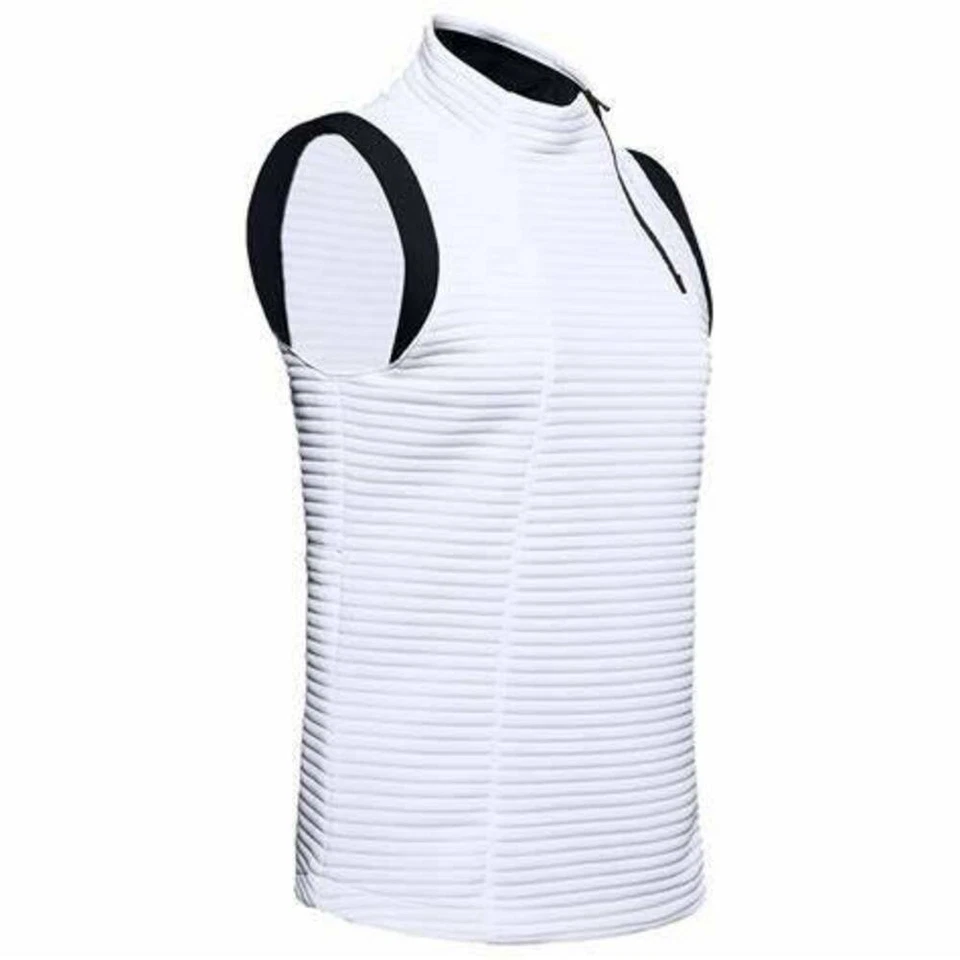 Under Armour Womens XL Storm Daytona Vest White & Black Sleeveless 1348740
