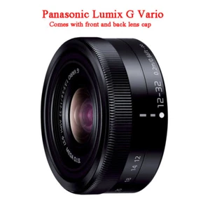 Panasonic Lumix G Vario 12-32mm f/3.5-5.6 Mega OIS ED Lens - Black/Silver - Picture 1 of 7