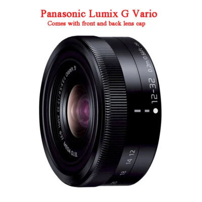 Panasonic Lumix G Vario 12-32mm f/3.5-5.6 Mega OIS ED Lens - Black/Silver - Image 1 of 4