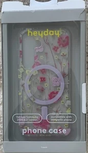heyday Samsung 2025 6.2" Screen case - Clear with Floral Design - Picture 1 of 1