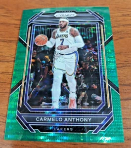 2022-23 Prizm Carmelo Anthony No. 144 Green Pulsar /25 SSP NBA Lakers Basketball - Picture 1 of 3