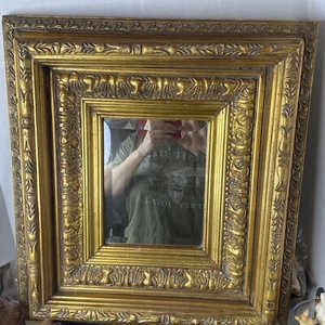 Vintage baroque gold gilt Mirror framed museum quality Heavy - Picture 1 of 9