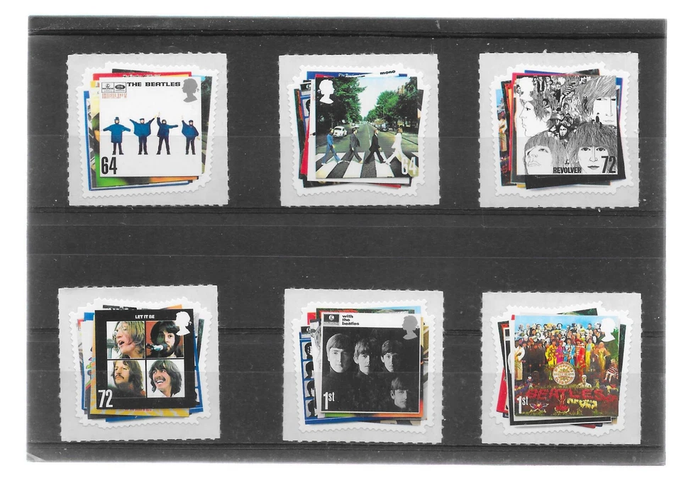 GB 2007 Beatles Stamps set of 6 MINT never hinged MNH SG 2686 - 2691 - Image 1 of 1