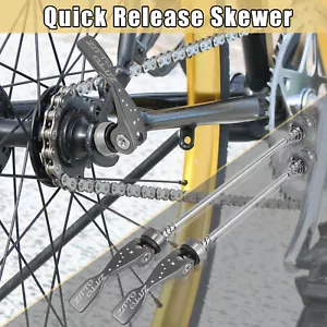 2 Pack Front Bicycle Skewer Quick Release MTB Bike Rear Axle Wheel Hub Tool - Picture 1 of 7