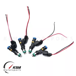 4 x 440cc fuel injectors for MINI COOPER S R52 R53 2003-2007 FIT BOSCH EV14 42lb - Picture 1 of 12