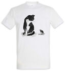 Cat And Mouse T-Shirt Cats Love Addicted Addiction Person