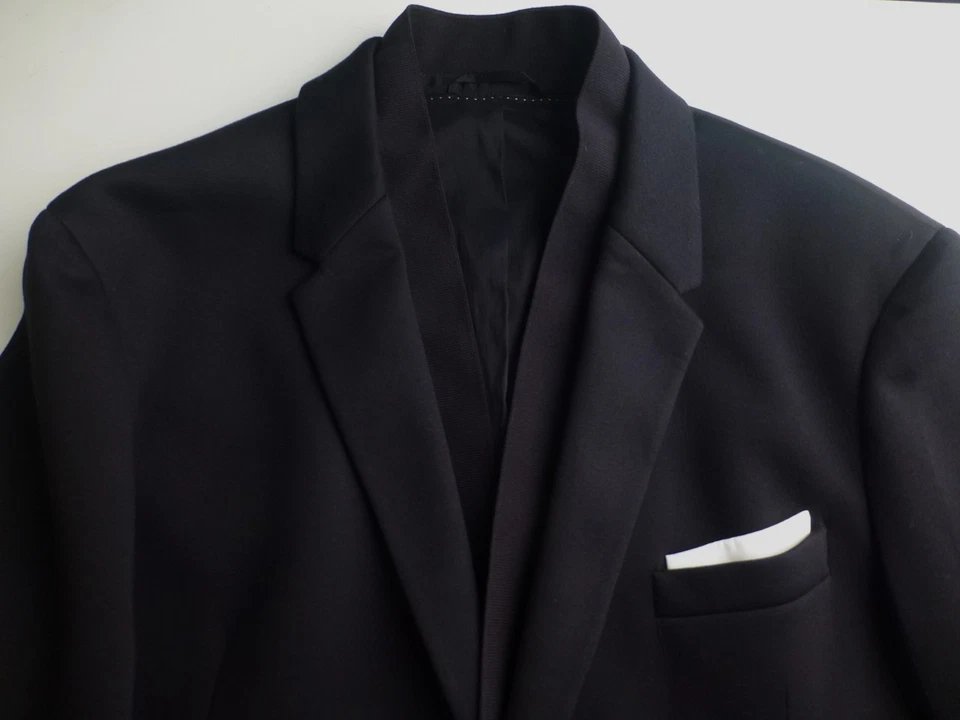 Blazer Neil Barrett 56/46 Excelente Estado Negro Chaqueta Ajustada Abrigo Deportivo Foto 1 de 4