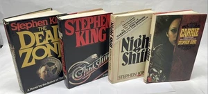 4 STEPHEN KING Hardcover Books The Dead Zone Carrie Christine Night Shift - Bild 1 von 12