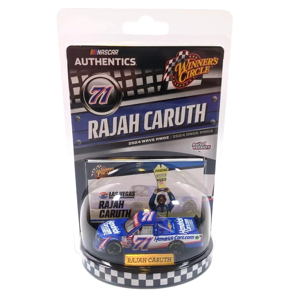 Rajah Caruth Las Vegas Truck Win Winners Circle 2024 Wave RW02 1:64 Nascar Auth - Image 1 of 3