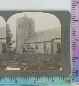 The Church Grasmere England Stereo-Travel Stereoview - Imagen 1 de 2