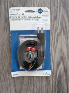 NEW InSinkErator ~ CRD-00 Power Cord Kit Pack of 1 Black Fast Shipping - Picture 1 of 2