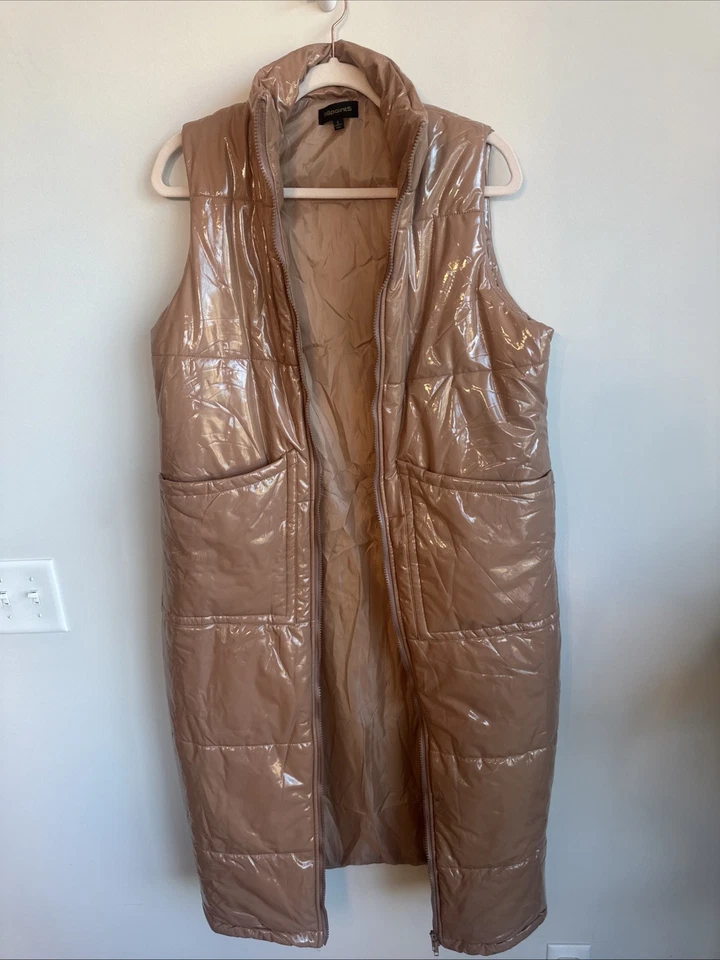 36POINT5 Chaleco Largo PUFFER Sin Mangas (Talla PEQUEÑA) Chaleco Chaqueta Burbuja Maxi Foto 1 de 4