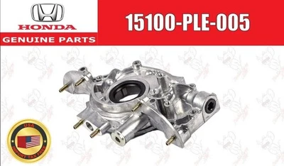 Honda Genuine CIVIC FRV Stream EP2 D-SERIES D16V1 Oil Pump 15100-PLE-005 OEM - Image 1 of 4