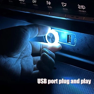 Mini USB Ambient Light Mini LED Decorative Atmosphere Lamp Interior Accessories - image 1 of 4