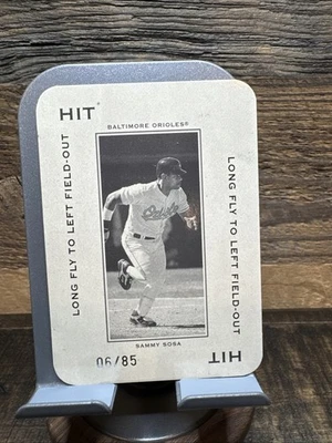 SN06/85 Sammy Sosa 2005 Donruss Playoff Long Fly To Left Field Out - HIT PG61 - Image 1 of 3