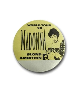 Pase de concierto auténtico entre bastidores de la gira mundial rubia ambición de Madonna 1990 - Imagen 1 de 3
