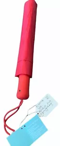 Rainkist Full Size 42" Folded Automatic Open Umbrella Wind Resistant Red - Picture 1 of 6