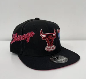 Mitchell & Ness Chicago Bulls Dynasty Fitted Red NBA Hat HWC Size 7 1/2 - Picture 1 of 6