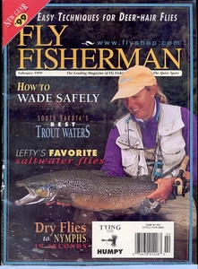 Fly  Fisherman  Magazine - February , 1999 - The Leading Magazine of Fly Fishing - Picture 1 of 2