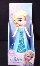 Disney Frozen Mini Toddler ELSA blue glitter dress 3" poseable figure NEW