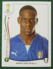 2014 Panini Brasil World Cup Album Sticker #335 Italy MARIO BALOTELLI