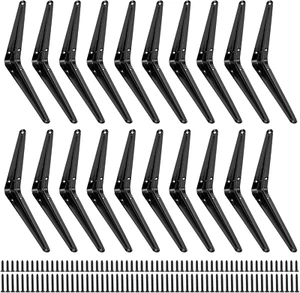 Cherbowing Staffa per Scaffale 20 PCS Angolo Di Scaffale Supporto Scaffale a Par - Foto 1 di 12