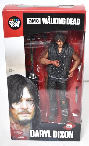 DARYL DIXON 7" Action Figure NEW McFarlane Toys WALKING DEAD AMC Color Tops #7 Cover