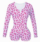 Small Womens Sexy Long Sleeve Pajamas Pjs Jumpsuit Romper Bodysuit One Piece