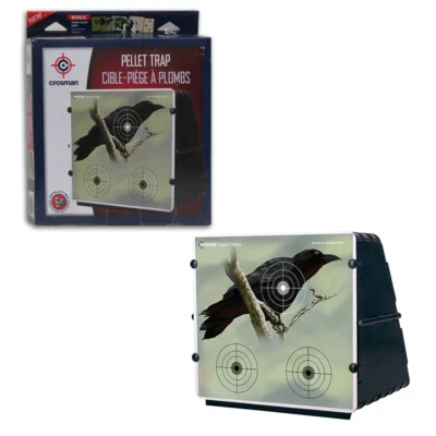 Crosman Collapsible Pellet Target Trap w/ 12 Paper Targets for Air Rifles Pistol - Image 1 of 2