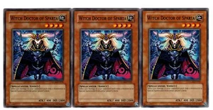 Yugioh - 3X Witch Doctor of Sparta - Common - Unlimited - GLAS-EN026 - Near Mint - Picture 1 of 1