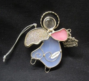 Ganz, Stained Glass Angel Ornament, with Charm, 7 Styles. Group #1 - Picture 1 of 28
